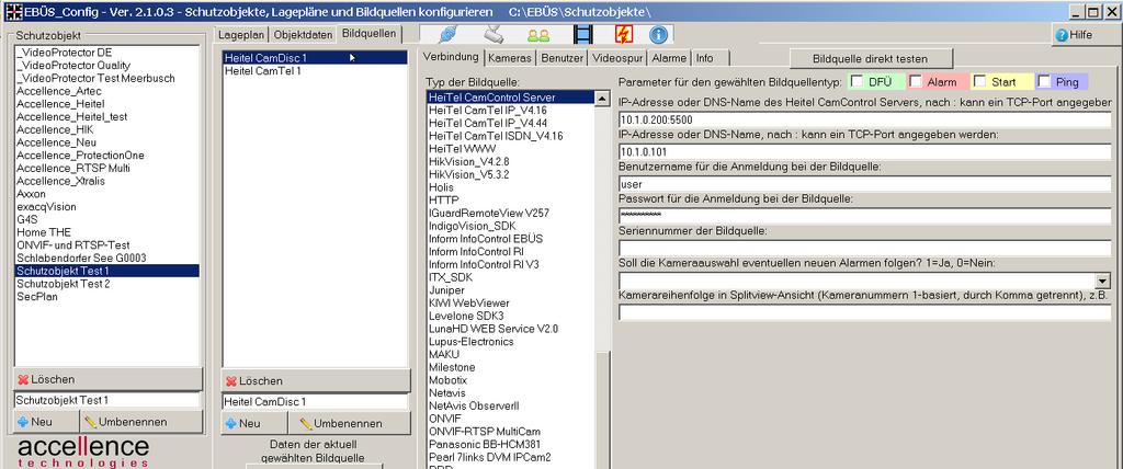 Abbildung 20: In EBÜS_Config importierte Einträge der CCS-Konfiguration 8.