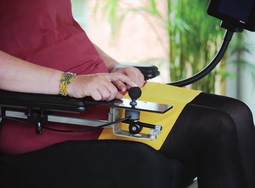 Rollstuhlsondersteuerung Wenn es aufgrund fehlender Muskelkraft dazu kommt, dass eine normale Rollstuhlsteuerung nicht mehr bedient