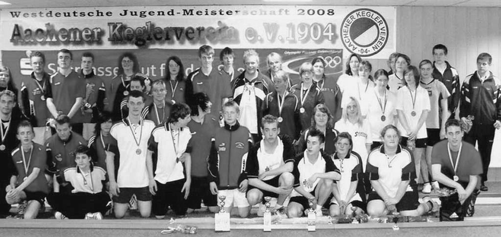 Jugend im WKV Westdeutsche Meisterschaften der Jugend Kegelcenter Am Knickertsberg, Eschweiler Weibl. Jugend U 18 - Verein (2 zur DM) 1.