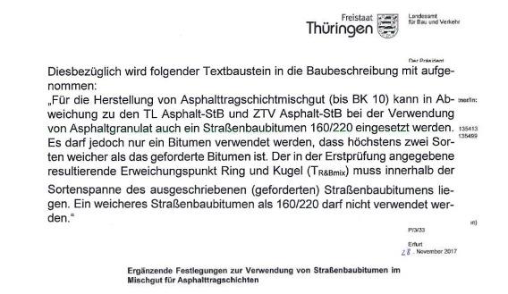 Länderregelungen am Beispiel Berlin Ausführungsvorschriften zu 7 des Berliner Straßengesetzes über Technische Lieferbedingungen für Asphaltmischgut für den Bau von Verkehrsflächenbefestigungen