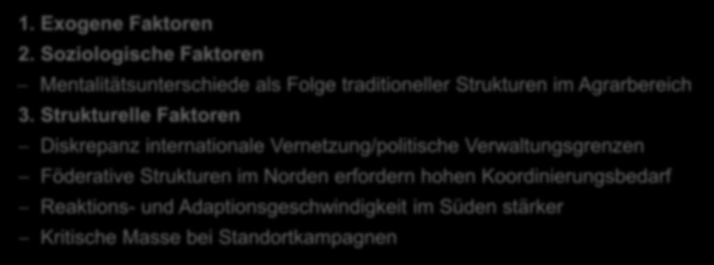 Soziologische 1945-1970 Faktoren Funktionsfähigkeit Verlagerung ostdeutscher Industriebetriebe nach Bayern Mentalitätsunterschiede als Folge traditioneller Strukturen im Agrarbereich 3.