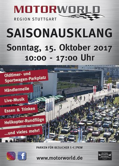 4 von 9 05.10.2017 11:38 Telefon: 07031 669-1612 ; E-Mail: reservierung@boeblingen.de Motorworld Saisonausklang am 15. Oktober Am Sonntag, 15.