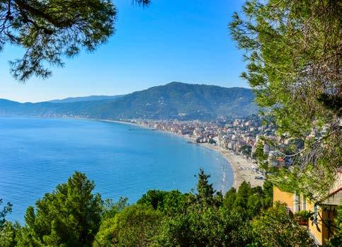 blauen Meer, dem Glanz von Cannes und der Schönheit der Dörfer im Einfluss der