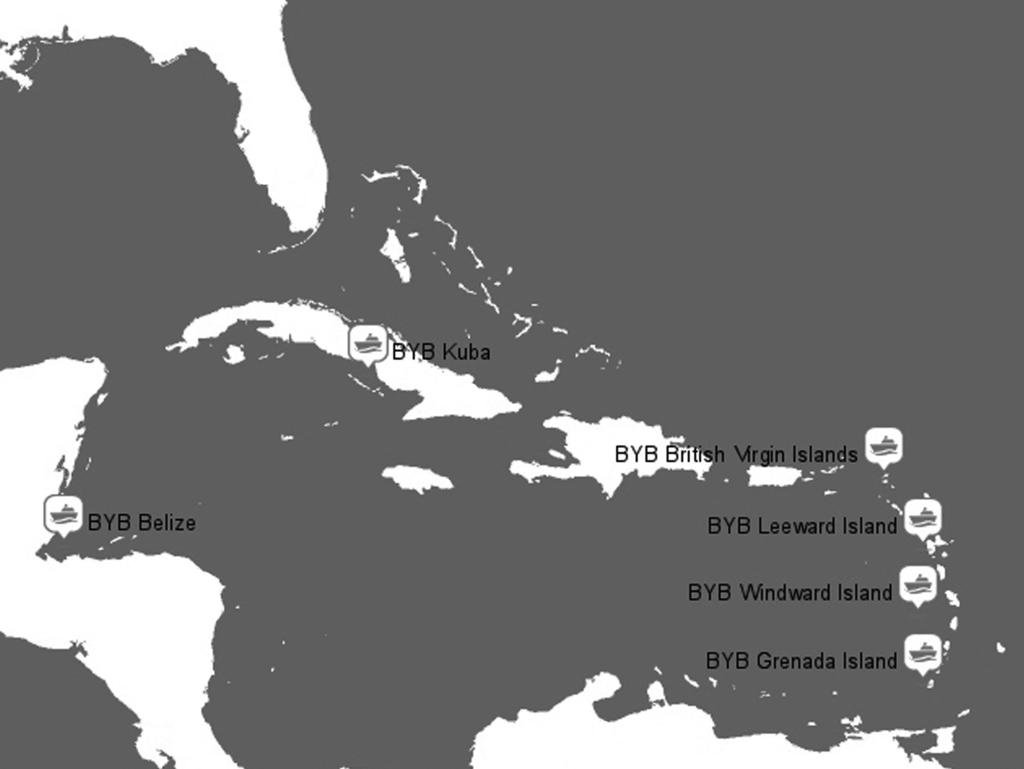 BAVARIA YACHT BROKER Ihre Spezialisten für Yachtcharter weltweit KARIBIK Yachtcharter Karibik - e Karibik nne, Strand und Meer begleitet von Reggaemusik zwischen Kuba und Grenada besteht aus Inseln