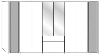 Türen + B 300,0 cm en 784 785 786 1957, 2104, 2104, 796 797 798 2073, 2220, 2220, 1 Spiegeltür Türen + en 790 791