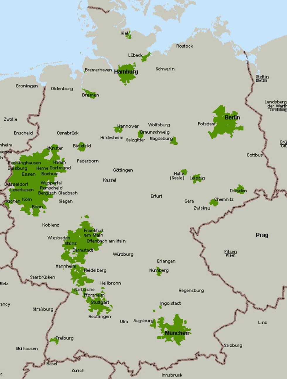 Regionen mit ungedeckten Reha- Bedarfen