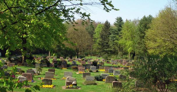 Rasenwahlgrabstätten Kleinflächige Anlage Mit Beet zur eigenen Gestaltung Rasenwahlgrabstätten mit dem darin verbindlich enthaltenen Beet zur eigenen Gestaltung sind überwiegend Familiengrabstätten.