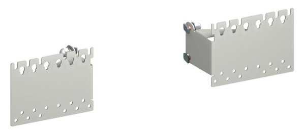 Halterungen für Monitor M-25021 Einfache Monitorhalterung - einfaches Einhängen - neigbar 0 / +8 - VESA 75x75, 100x100, 200x100 mm - Ausladung: 28 mm - Gewicht: 0,5 kg - Tragfähigkeit: bis 25 kg