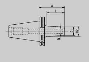 P 0. DIN 97- Form D ufnahmen Für Einschraubfräser mit Zylinderschaft. usführung: Gewuchtet G, / 000 min- DIN 97- Screw fit adaptors (diameter) Execution: Balanced G.