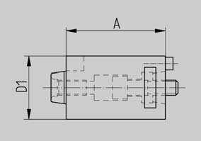 P 0.7 ODULOCK-Verlängerungen Lieferumfang: Eingebaute Innensechskantschraube sowie itnehmerstein bhängig vom jeweiligen