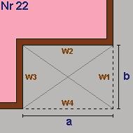 Boden 4,53m² ZD01 warme Zwischendecke OG6 R3 Anzahl 2 a = 3,70 b = 0,25 lichte Raumhöhe = 2,50 + obere Decke: 0,30 => 2,80m BGF -1,85m² BRI -5,18m³ Wand W1-1,40m²