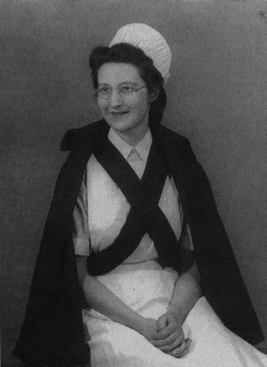 Cicely Saunders at the end of her first year as a nurse.