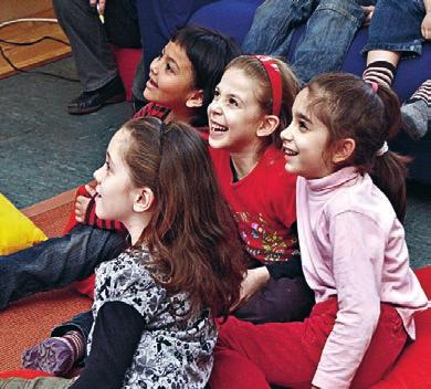 In Schul und Kindergärt, wo Deutsch überwiegd Zweitsprache ist, lern Kinder