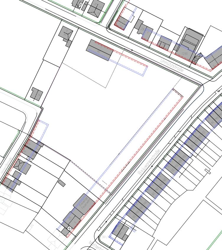 RECHTSGRUNDLAGE Stadtgrundkarte X X Baulinie hier muss angebaut werden Baugrenze darf nicht überbaut werden Bauräume werden nicht bebaut X Bebauung richtet sich nach 34
