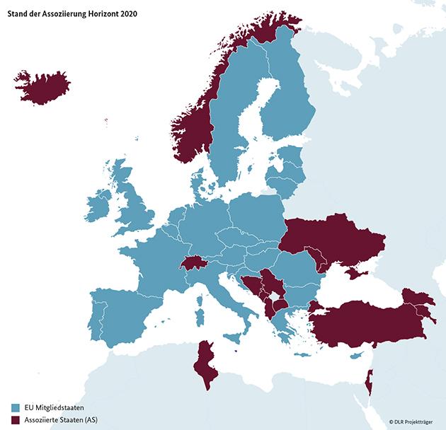 EU28 + Assoziierte Staaten teilnahme-/förderberechtigt EU-Mitgliedstaaten Assoziierte Staaten (AS) Albanien Armenien Bosnien & Herzegowina