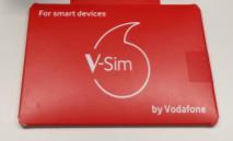Du findest die V-SIM Karte im roten