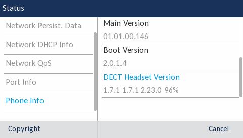 Unterstütztes Zubehör So prüfen Sie den Ladestand und die Firmwareversion des Mitel Integrated DECT Headset 1.