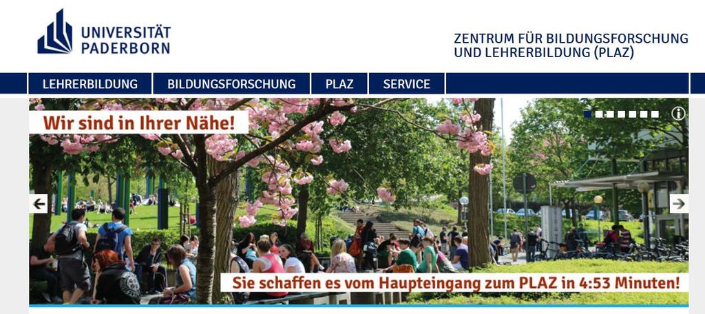 Nützliche Anlaufstellen PLAZ: plaz.upb.