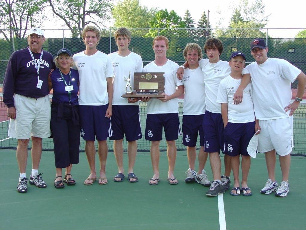 State Tennis Team Champions: Sioux Falls O Gorman TEAM POINTS 1. Sioux Falls O Gorman... 710.0 2. Rapid City Stevens... 580.0 3. Watertown... 472.5 4. Sioux Falls Lincoln... 459.0 5.