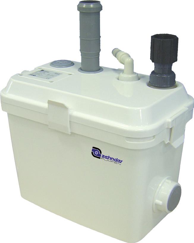 SWH 100 Schmutzwasser- Kleinhebeanlage steckerfertige Anlage zur schnellen Installation Zulauf von Dusche, Waschtisch und Waschmaschine