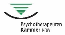 Verwaltungsvorschrift der Psychotherapeutenkammer NRW über die Anforderungskriterien für die Aufnahme von Psychologischen Psychotherapeuten/innen und Kinder- und Jugendlichenpsychotherapeuten/innen