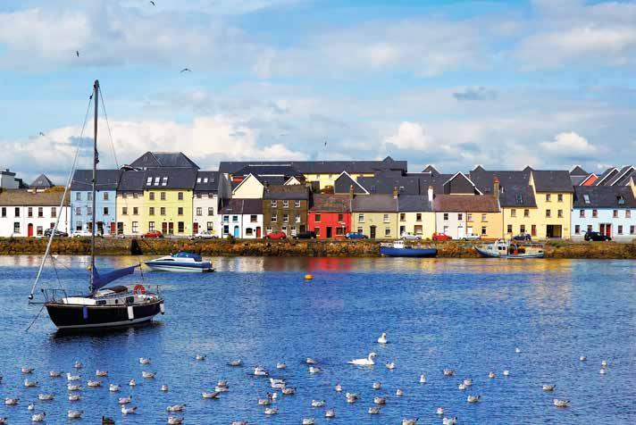 94 Irland Galway DIE KLEINE SCHÖNHEIT GALWAY Eine wunderbare Mischung aus geschichtsträchtigen Gebäuden und jungem Lebensgefühl erwartet Sie in Galway. Denn diese Stadt ist eine kleine Schönheit.