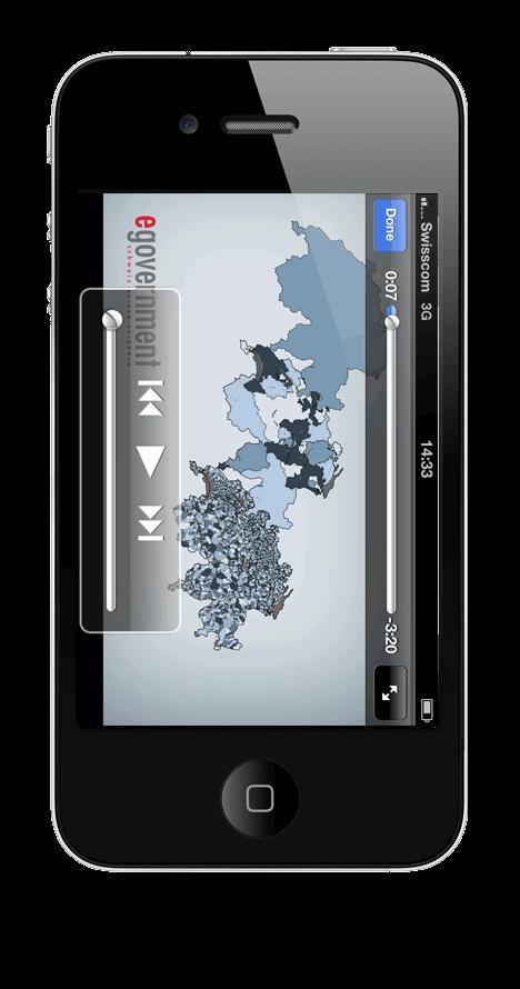 Jahresbericht E-Government Schweiz 2011 24 3.4 E-Gov App Die Geschäftsstelle E-Government Schweiz hat 2011 eine eigene App für iphones und ipads entwickelt.
