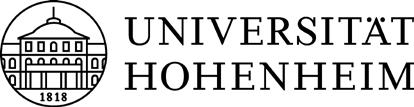 Rektor Grundordnung der Universität Hohenheim Nr. 1201 