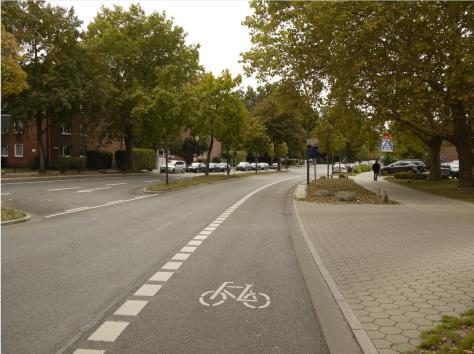 Kann man eine Einbahnstraße mit Radfahrstreifen draus machen?