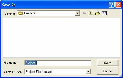 6 Phần mềm Micro/Win và ngôn ngữ lập trình Châu Chí Đức Thư mục chứa dự án Tên dự án Hình 6.6: Cửa sổ màn hình lưu dự án 6.4.3.