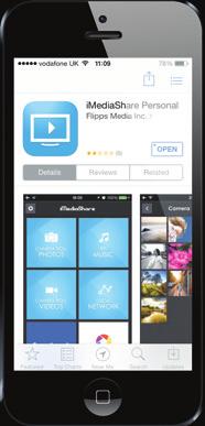 13 Launch your favourite UPnP/DLNA app, or download one from the app store (imediashare Personal).