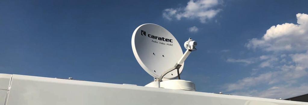 TWIN READY Caratec Sat-Antenne CASAT500D (50 cm) Die CASAT500D mit 50 cm Spiegel ist die perfekte Lösung für Kastenwagen und kompakte Reisemobile mit wenig Platz auf dem Dach.