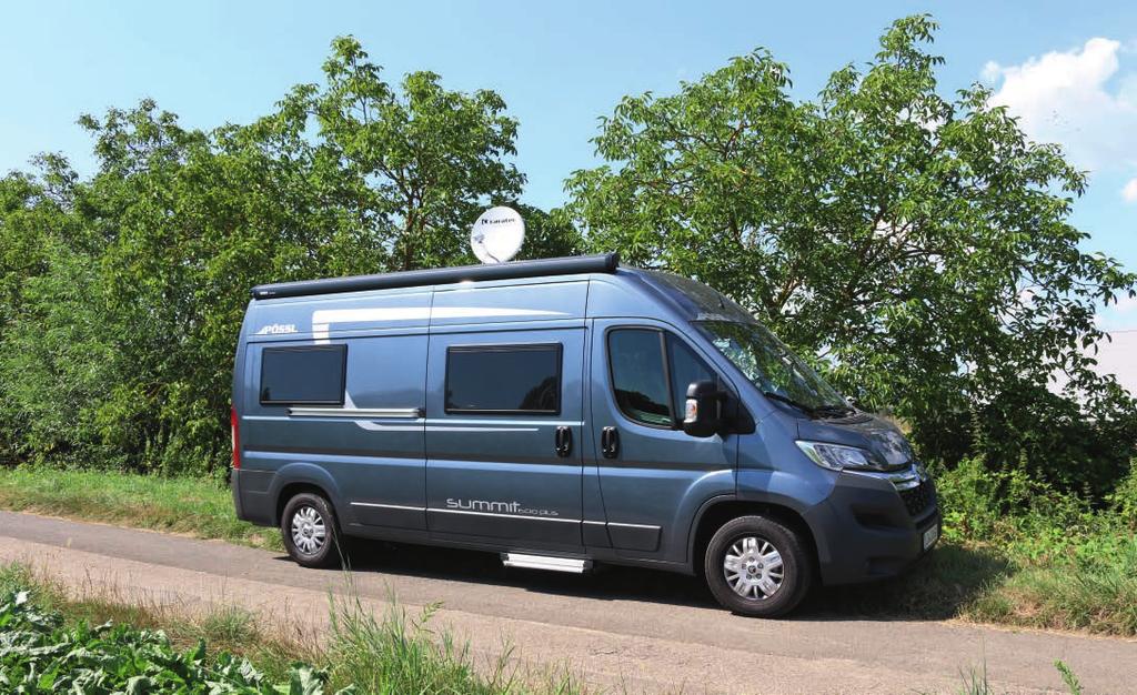 SAT-ANTENNEN Unsere Empfehlung für Kastenwagen Für Kastenwagen und kompakte Reisemobile mit wenig Platz auf dem Dach empfehlen wir unsere Caratec Sat-Antenne CASAT500D