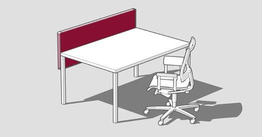Abgestimmt auf die Anforderungen unterschiedlicher Arbeitsplätze ist RAUWORKS screen in drei Varianten erhältlich: RAUWORKS split screen - Segmentiert und variabel - Tischgebunden - Individuelle,