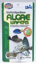Hikari Wafers sind dünne, weiche, scheibenförmige Pellets, die speziell für Bodenfische und Algenfresser entwickelt wurden.