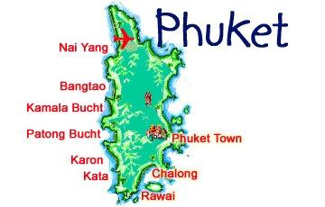 - 3 - Karte von Phuket und Umgebung (Quelle: Internet) Der Bericht von Arthur Hug aus Phuket: Am Stephanstag 2004 morgens, zwischen halb sieben und halb acht fuhr ich mit dem Velo von meinem Zuhause