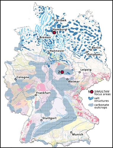 SIMULTAN - Ein interdisziplinäres Verbundprojekt SIMULTAN Sinkhole Instability: Integrated MULTi-scale Monitoring and ANalysis Zielparameter Früherkennung Konzept verschiedener (Ebenen: Zeit,