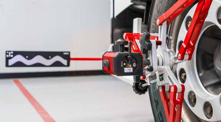 cam-aligner JOSAM cam-aligner Heavy vehicle wheel alignment with camera technology JOSAM s compact wheel alignment system enables truck and bus workshops, as well as tire service centers, to offer