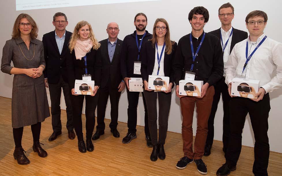 Stipendiatentreffen 2017 Nach den Präsentationen der beiden Stiftungsunternehmen Carl Zeiss AG und SCHOTT AG durch die jeweiligen Leiter der Forschungsabteilungen Dr.