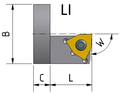 Schneidplattenhalter I02 Schneidplatte Typ Komet W0134 Porte-plaquettes Plaque Typ Komet
