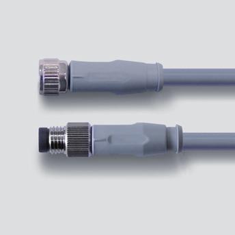 -10M-PVC 12070012 10 4 Li9Y11Y, PUR, schwarz; 0,25mm² Li9Y11Y, PUR, black; 0,25mm² Connection cable M8-4pol.-2M-PUR 12070013 2 4 Connection cable M8-4pol.-3M-PUR 12070014 3 4 Connection cable M8-4pol.