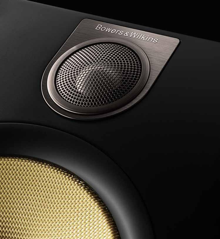 Hochtöner In die Lautsprecher der neuen Serie 600 ist mit dem akustisch entkoppelten Aluminium-Hochtöner mit doppellagiger Kalotte eine Technologie eingeflossen, die zum ersten Mal im preisgekrönten