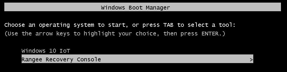 Wiederherstellung von einer bereits bestehenden Windows 10 IoT Installation Falls Sie das Image für die Wiederherstellung über einen USB-Stick bereits stellen möchten, sollte dieser NTFS formatiert