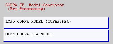 COPRA FE (Pre( Processing) COPRA FE Modell
