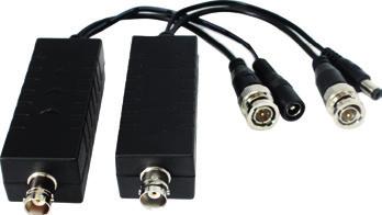 Komponenten Power over Coax Power over Coax (PoC) Mit den neuen SANTEC Power over Coax (PoC) Komponenten können Sie alle Signale von und zur Kamera über ein Kabel