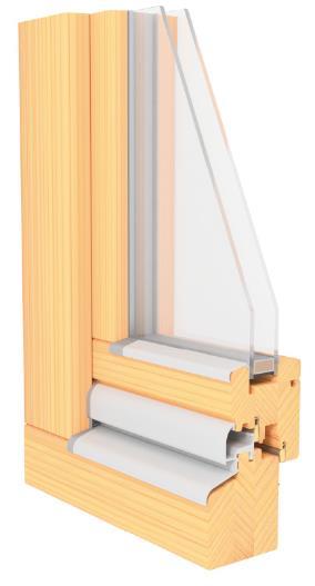 25 4.3 PANA d.o.o. Proizvodni asortiman ove tvrtke sastoji se od devet tipova prozora, po tri tipa drvenih (Slika 15.) i šest tipova drvo-aluminijskih prozora (Slika 16.). Kao sirovinu za izradu prozora koriste se ariš, smreka, jela i meranti.