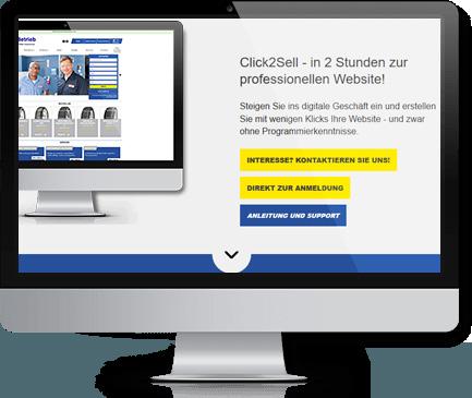 professioneller webshop mit click2sell Im Rahmen unseres Partnerangebots Click2Sell erhalten Sie als MICHELIN Händler für 49,- Euro/Monat pro POS (zzgl. Mwst.) ein umfangreiches Funktionspaket.