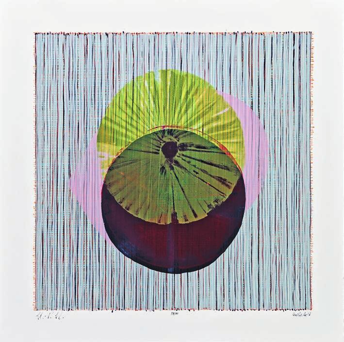 Hermann Lederle 1958 geboren, lebt in Los Angeles 19 Preis: 400 Colorblots 2016 Serigrafie Auflage: 40 Exemplare Maße: 60 x 60 cm 3