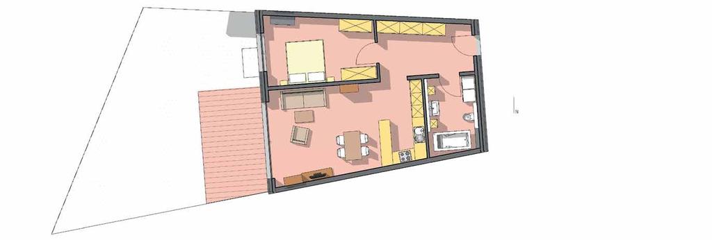 Das Projekt I Die Lage I Die Wohnungstypen I Erdgeschoss barrierefrei möglich HAUS 2 W2.