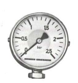 Messgröße Druck Manometer Nenndurchmesser in Bar / Klasse 10500101 10500102 10500103-1 -0 / 0,1 bis 4,0 0 100 / 0,1 bis 4,0 0 700 / 0,1 bis 4,0 Druckmessumformer Nenndurchmesser in Bar /